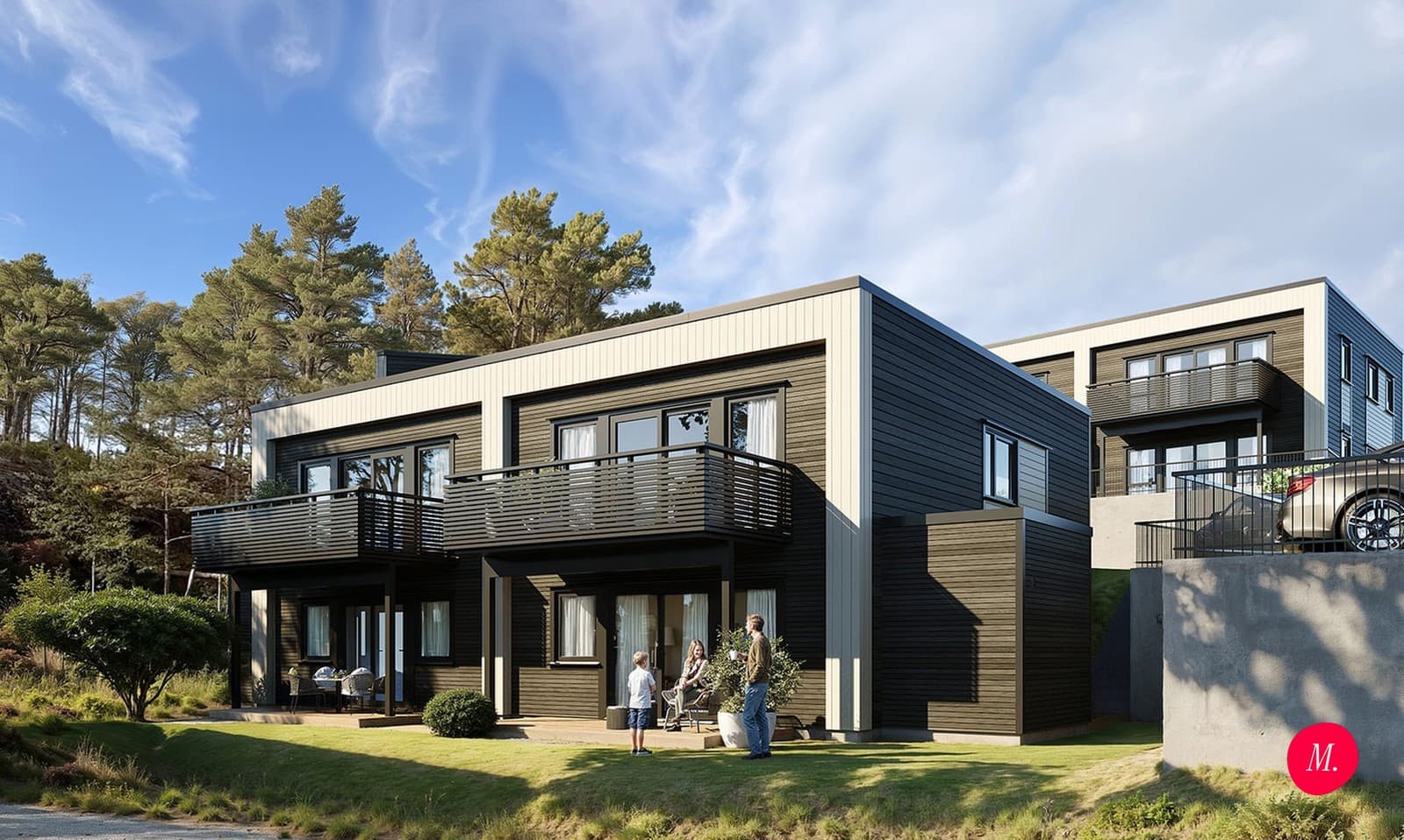 3D exterior visualization used in AI tests