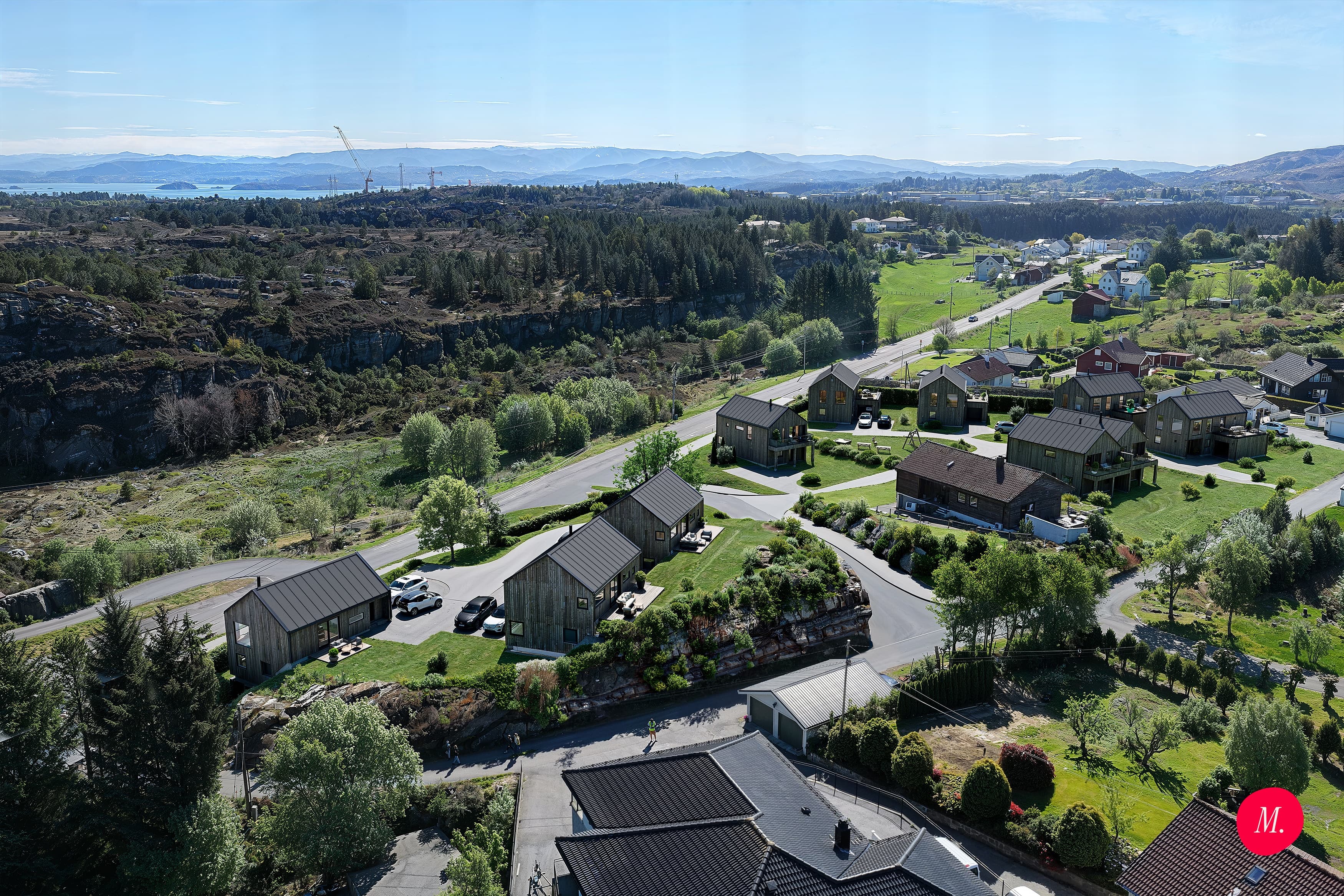 Eksteriør-render av boligprosjektet Landro